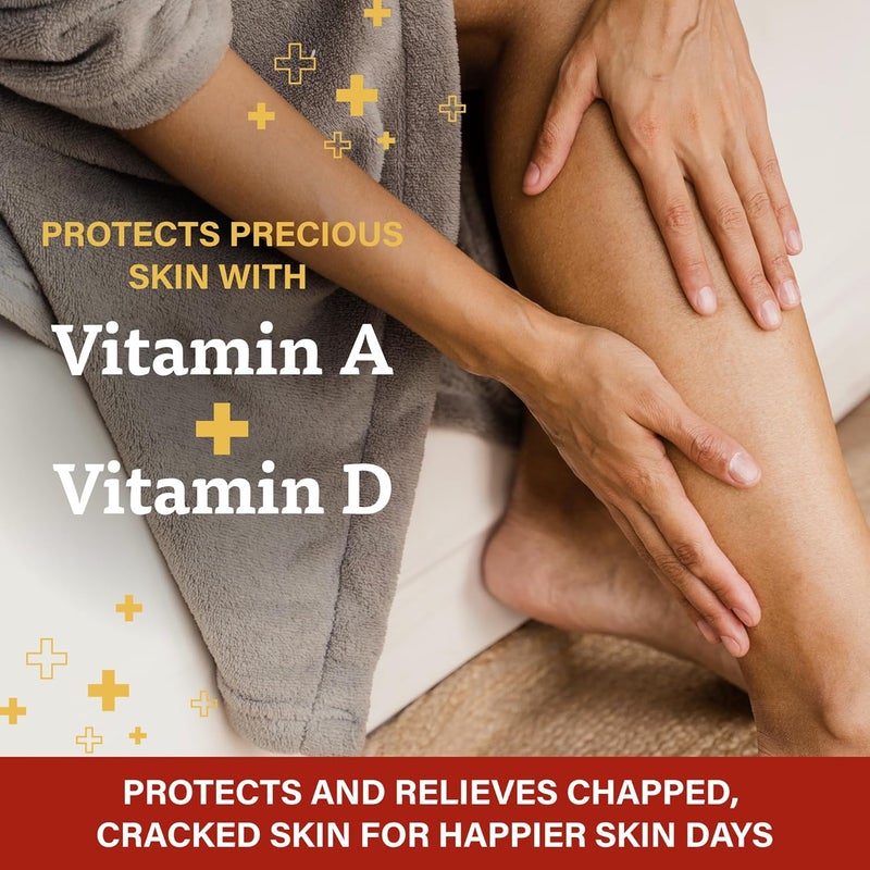 A + D First Aid Multipurpose Healing Ointment - Moisturizing Skin Protectant for Dry Cracked Heels, Elbows, Hands and Lips - Protects Minor Cuts, Burns, & Scrapes – 4 oz Tube - Image 2